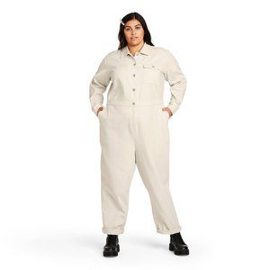 Sandy Liang x Target Cream Long Sleeve Jumpsuit Size 12